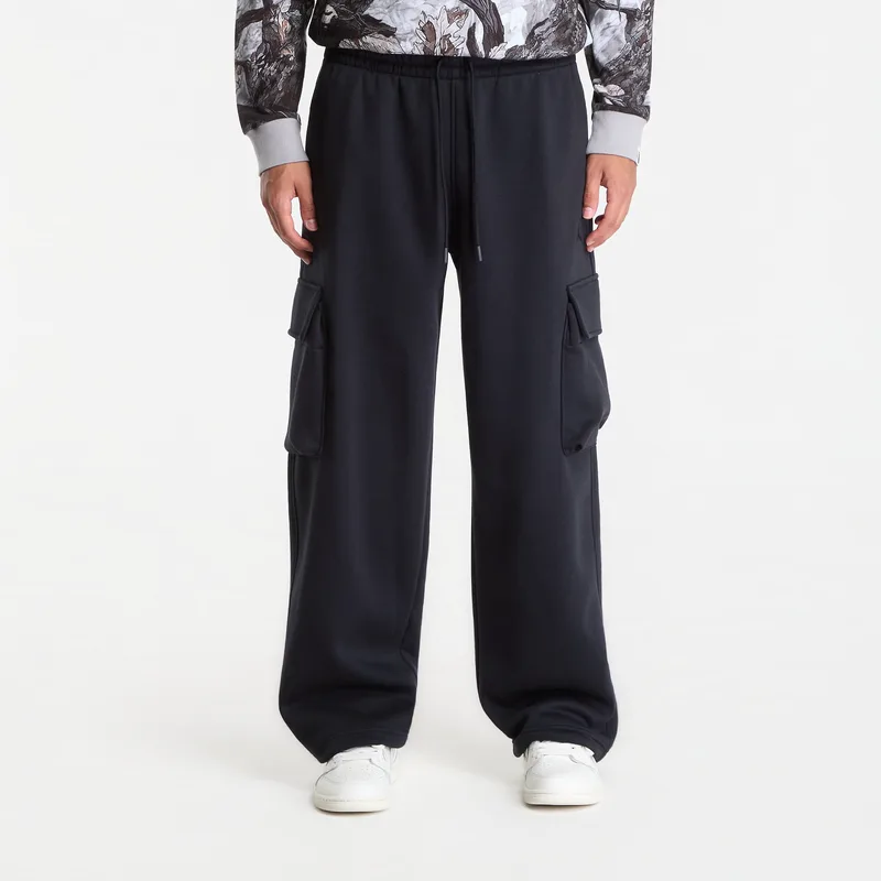 Φόρμα Jordan Brooklyn Men's Oversized Fleece Cargo Pants Black/ Dk Smoke Grey L