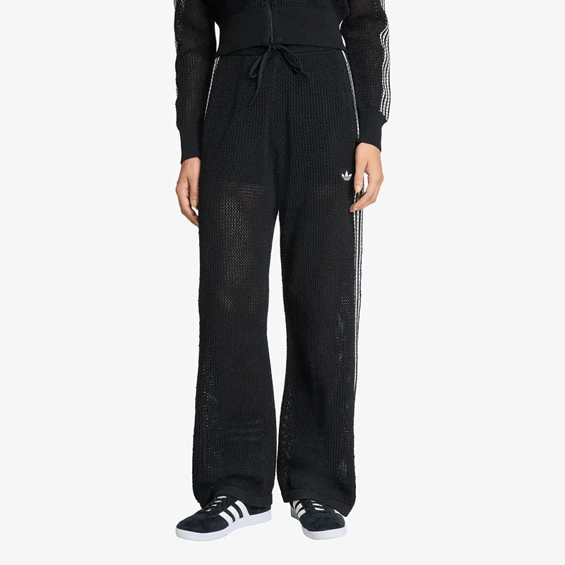 Φόρμα adidas Knitted Crochet Firebird Track Pants Black S