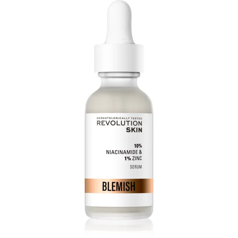Revolution Skincare Niacinamide 10% + Zinc 1% ορός για εκτεταμένους πόρους 30 μλ