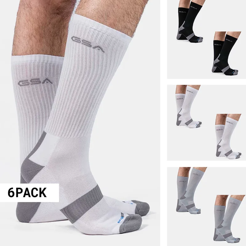 Gsa Crew Semi Cushioned 6-Packs Ανδρικές Κάλτσες (9000166150_1523)