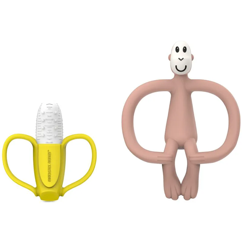 Matchstick Monkey Banana Soother & Monkey Teether σετ δώρου για παιδιά 1 τμχ