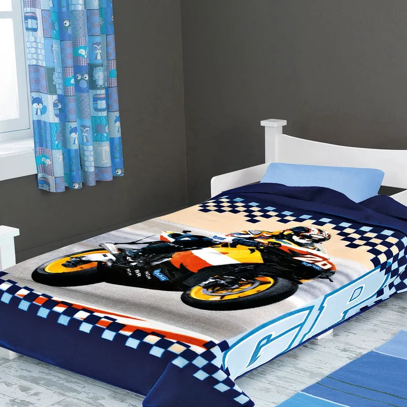 Κουβέρτα Ισπανίας Μονη 160X220 Belpla Ster 222 Blue
