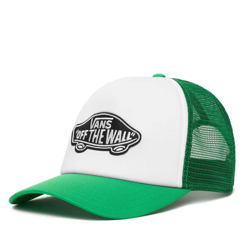 Καπέλο Jockey Vans Classic Patch Curved Bill Trucker VN00066XFLX1 Πράσινο