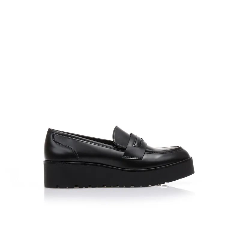 Oxfords μαύρα δερματίνη ΜΑΥΡΟ
