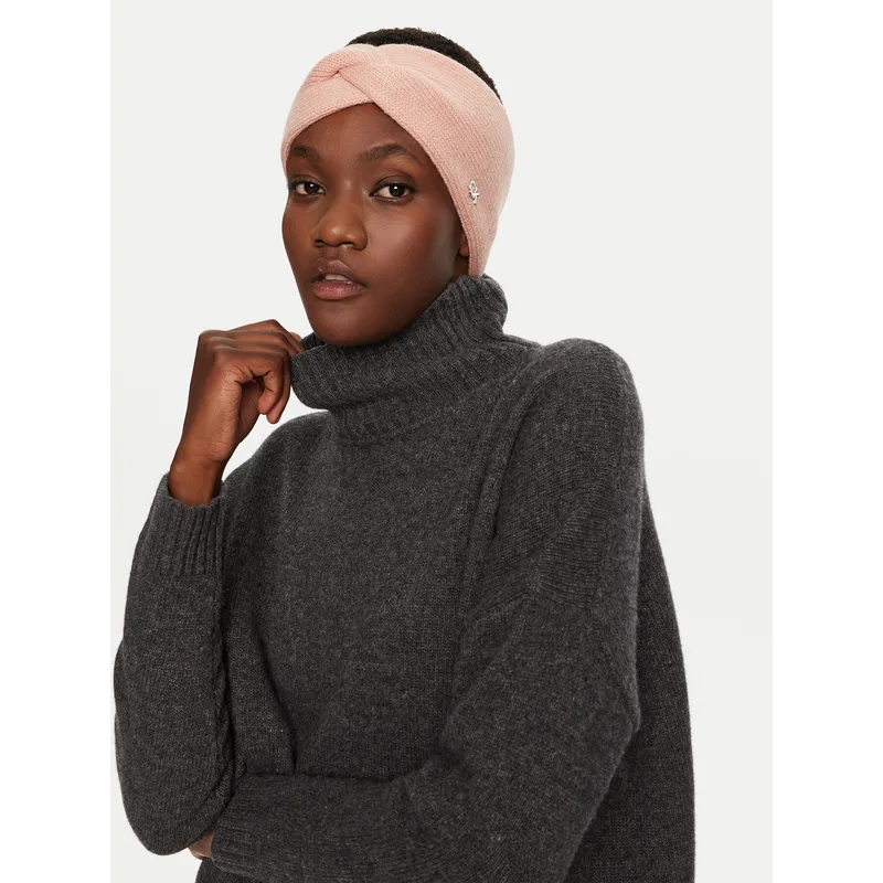 Σετ Σκούφος Beanie & Headband Calvin Klein K60K612622 Ροζ