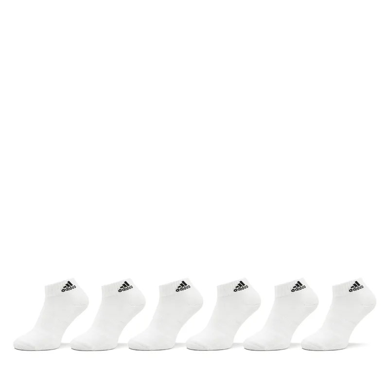 Κάλτσες κοντές adidas Cushioned Sportswear Ankle Socks 6 Pairs HT3442 Λευκό