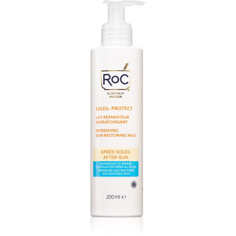 RoC Soleil Protexion+ Refreshing Skin Restoring Milk καταπραϋντική κρέμα για μετά το μαύρισμα 200 ml