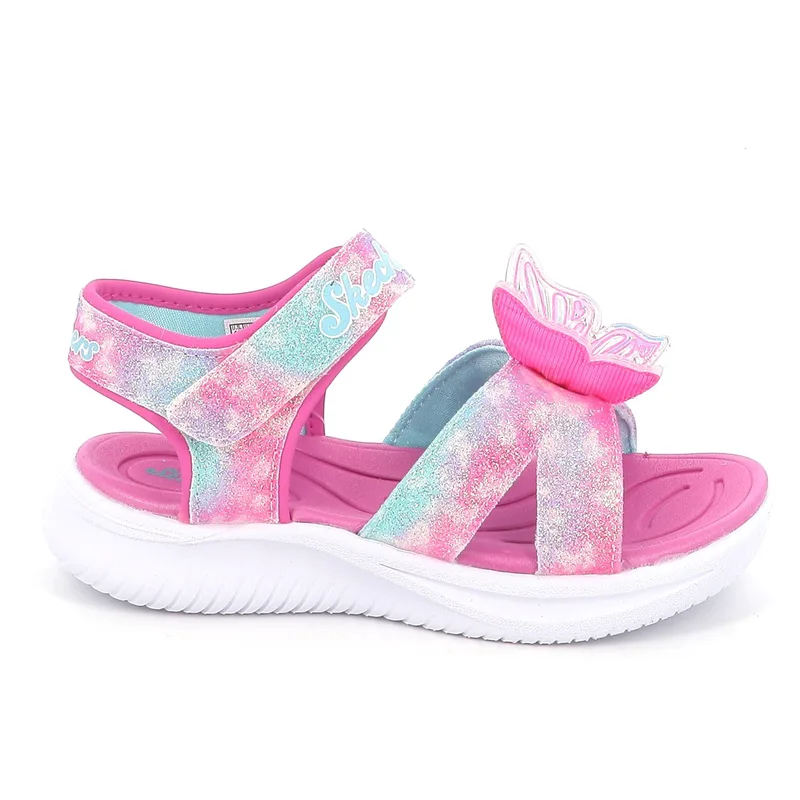 Παιδικό Πέδιλο για Κορίτσι Skechers Butterfly Brites με φωτάκια Χρώματος Ροζ 303109L_PKMT