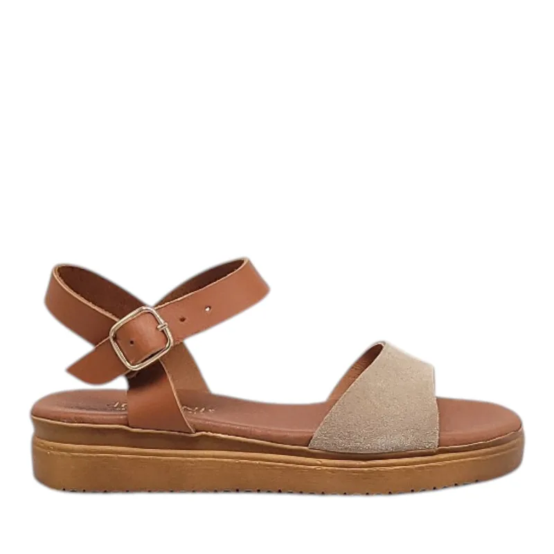 Fitrakis Collection Γυναικεία flatforms 1001446 πούρο