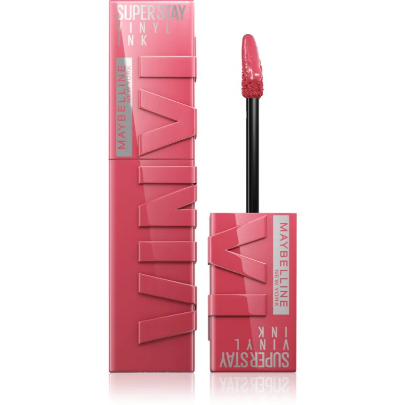 MAYBELLINE NEW YORK SuperStay Vinyl Ink μακράς διαρκείας ρευστό κραγιόν 160 SULTRY 4.2 ml