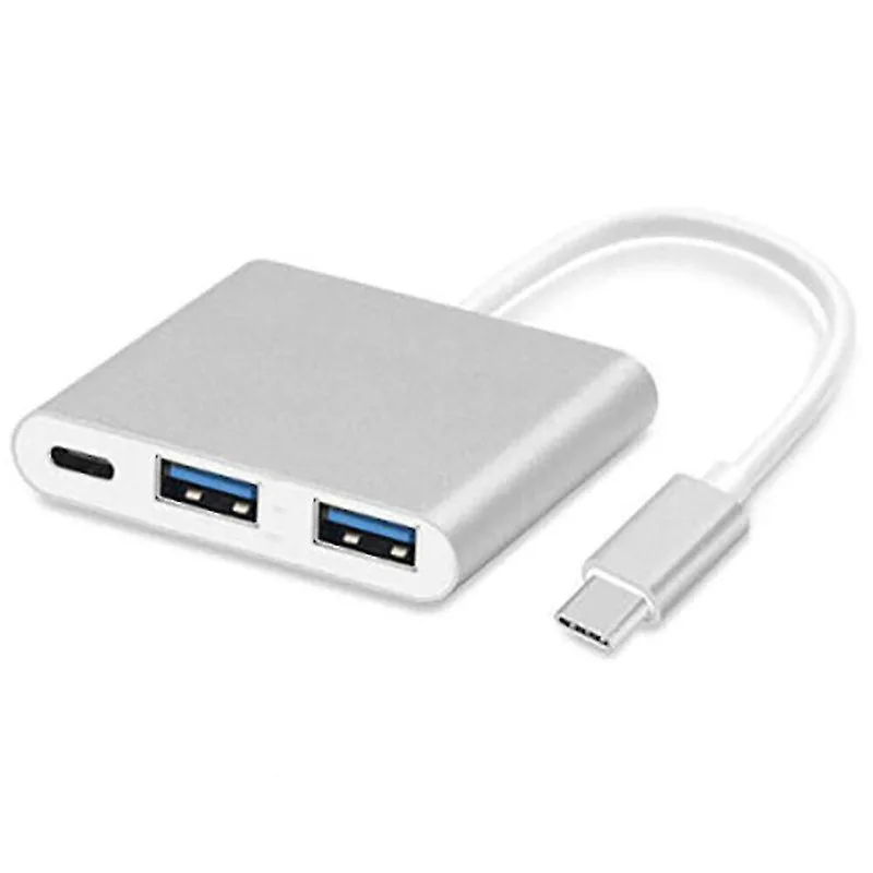 Andowl Hub με σύνδεση USB-C Λευκό