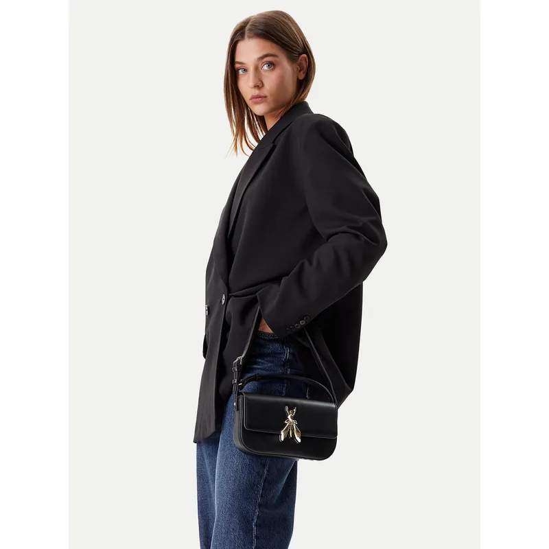 Τσάντα Patrizia Pepe 8B0231 L061 Μαύρο