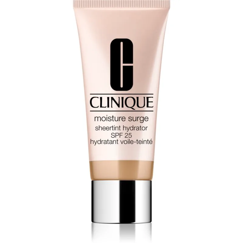 Clinique Moisture Surge™ Sheertint Hydrator SPF 25 τονωτική κρέμα ενυδάτωσης με χρώμα SPF 25 απόχρωση Universal Very Light 40 ml