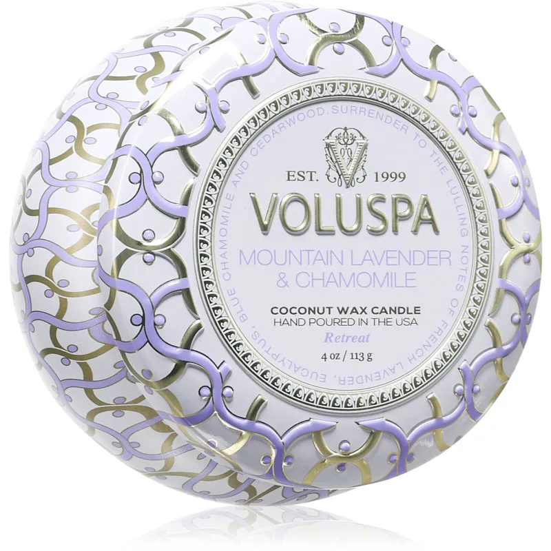 VOLUSPA Maison Blanc Mountain Lavender & Chamomile αρωματικό κερί 113 γρ