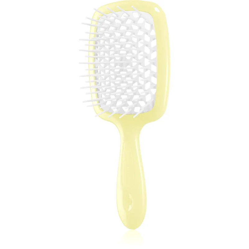 Janeke The Original SuperBrush Small μικρή επίπεδη βούρτσα για τα μαλλιά Yellow 1 τμχ