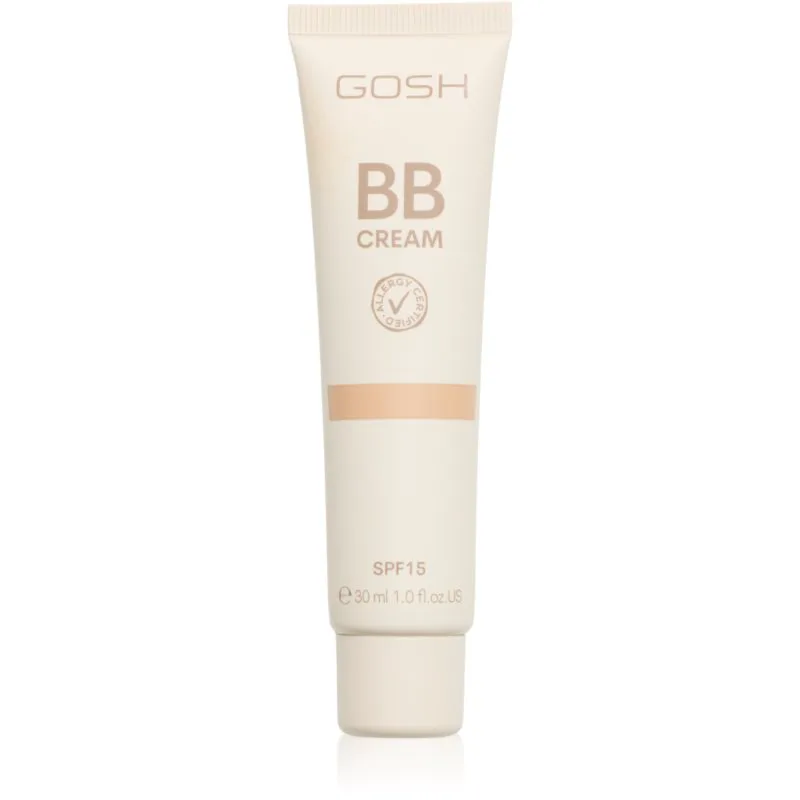 GOSH COPENHAGEN BB ενυδατική ΒΒ κρέμα SPF 15 απόχρωση 003 Warm Μπεζ 30 ml