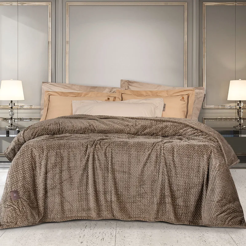 Κουβέρτα Fleece Υπέρδιπλη 220x240 Greenwich Polo 2499 Essential 220x240