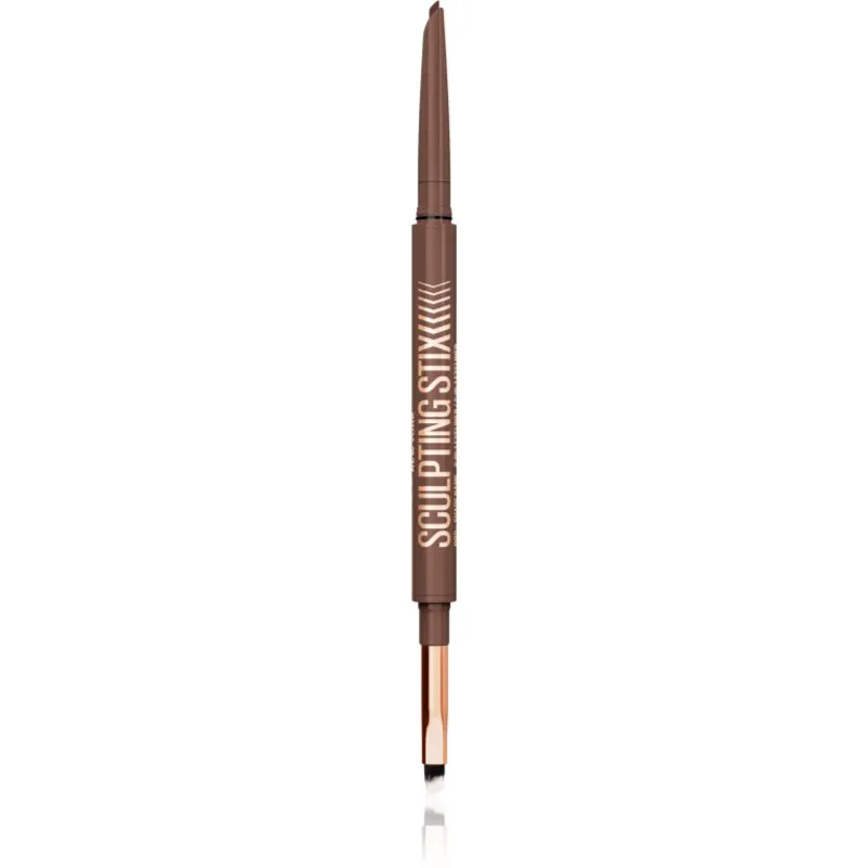 MAYBELLINE NEW YORK Sculpting Stix αυτόματο μολύβι για τα μάτια με βούρτσα απόχρωση 014 Mocha Contour 1 τμχ