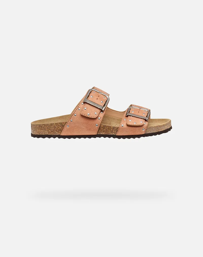 GEOX D BRIONIA R I - GEOBUCK SUEDE D55Y3I000AUC8014-C8014 Ροζ