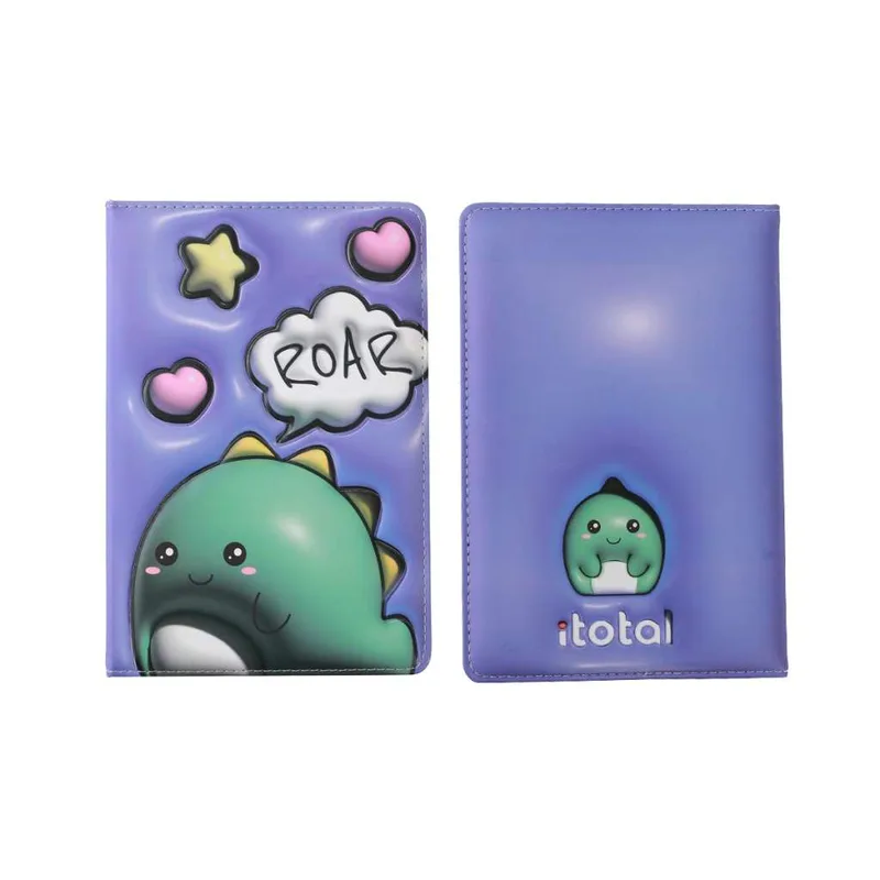 I-Total Σημειωματάριο 3D Squishy A5 Hello Dino XL1840T 80gr 96Φ