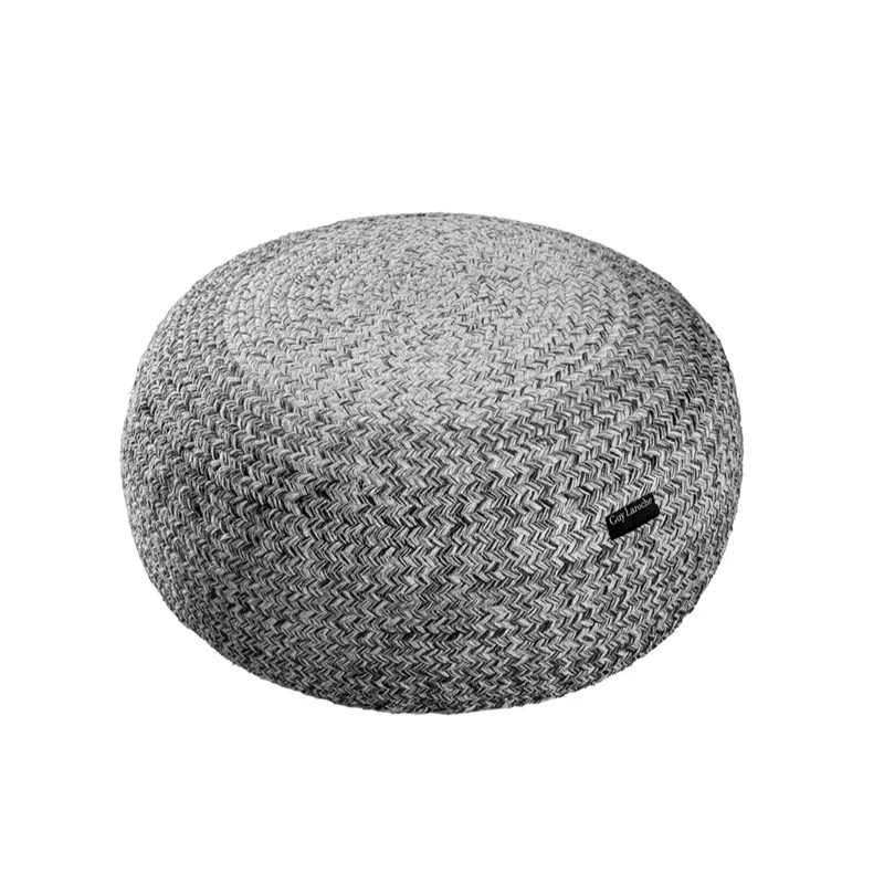 Πουφ (Φ50x25) Guy Laroche Ottoman Shades Grey