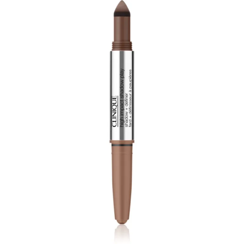 Clinique High Impact™ Shadow Play σκιές ματιών σε μολύβι διπλό απόχρωση Double Latte 1.9 γρ