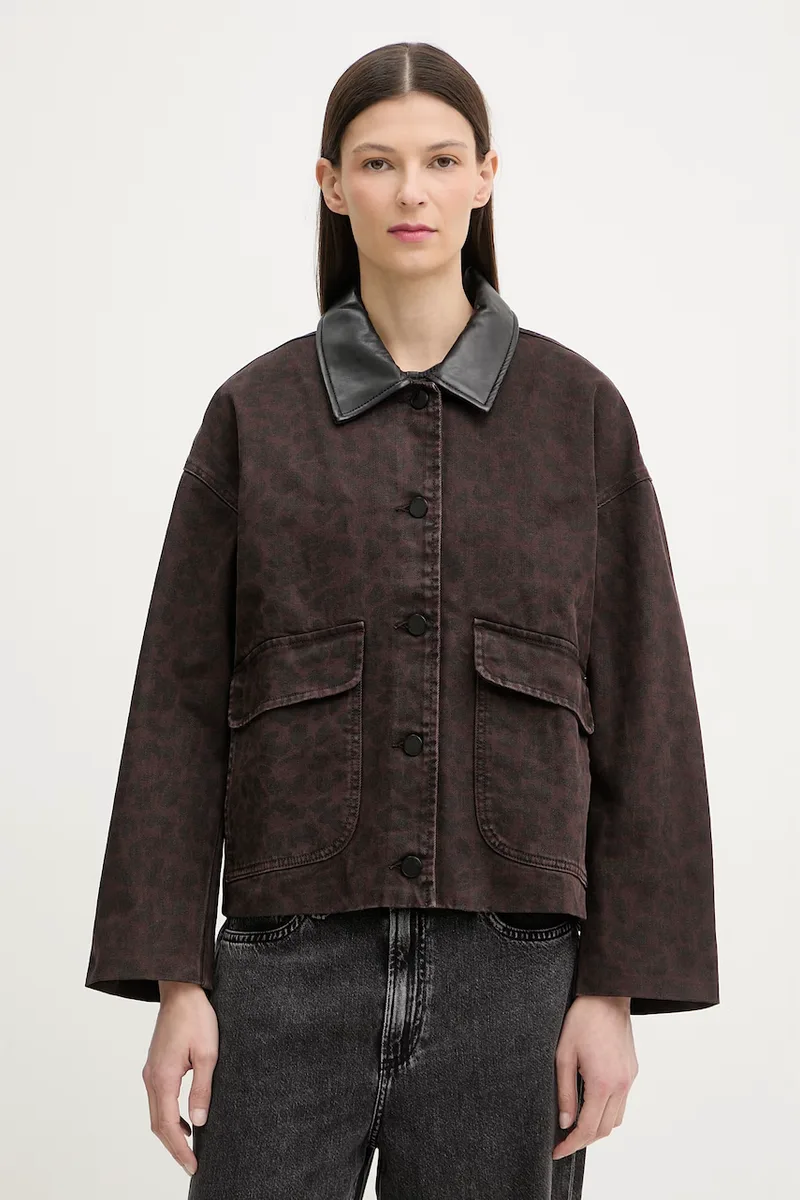rag & bone τζιν μπουφάν γυναικεία βαμβακερά Natalia
