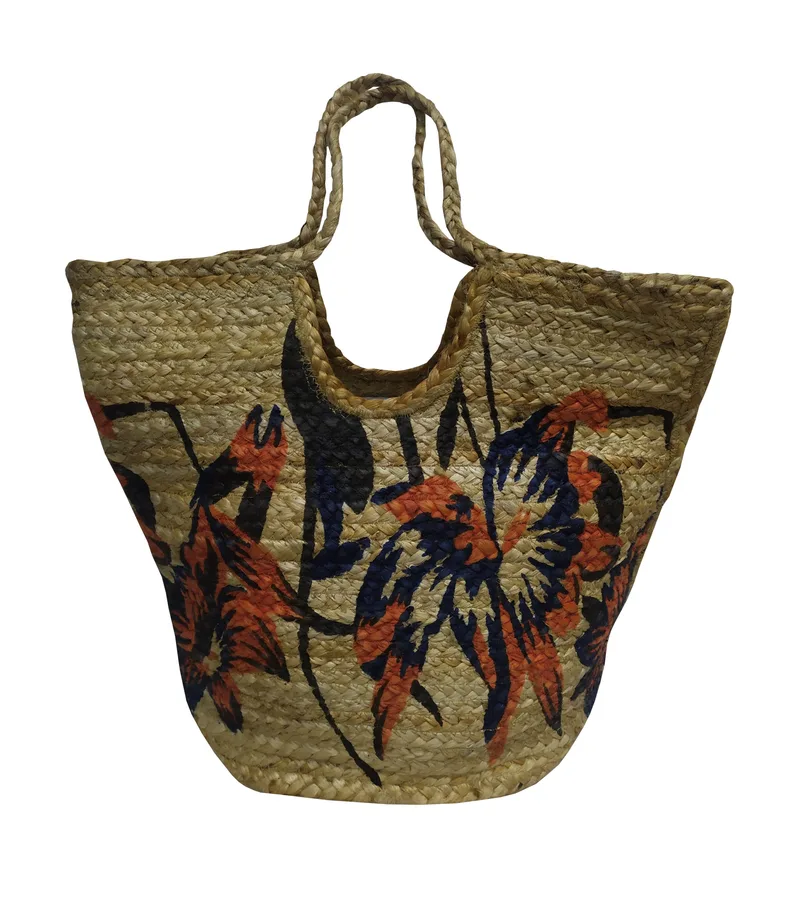 Τσάντα Θαλάσσης Jute Multicolor 40x50εκ. Design 9 Komvos Home 7012248-1 (Ύφασμα: Jute (γιούτα)) - KOMVOS HOME - 7012248-1