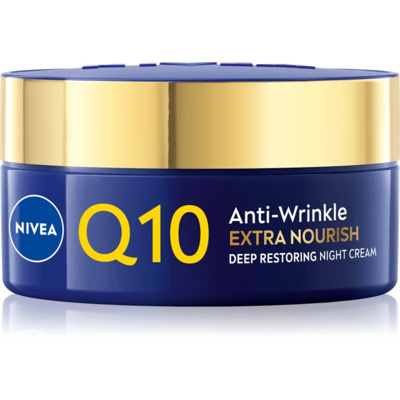 NIVEA Q10 Power θρεπτική κρέμα νύχτας ενάντια στις ρυτίδες 50 ml