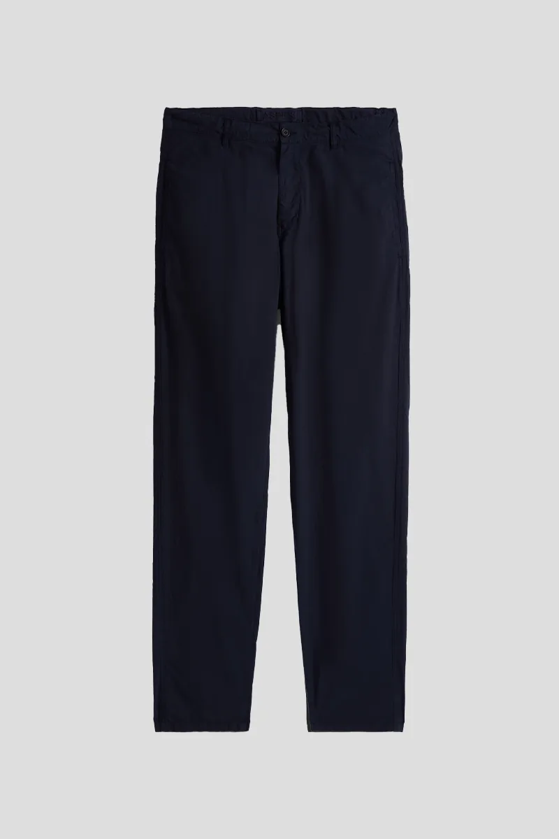 ASPESI Ανδρικό Μπλε Poplin Chinos Trousers In Navy