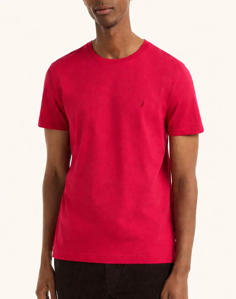 NAUTICA ΜΠΛΟΥΖΑ T-SHIRT ΚΜ S/S T-SHIRTS CREW TEE 3NCVR8100-62F Fuchsia