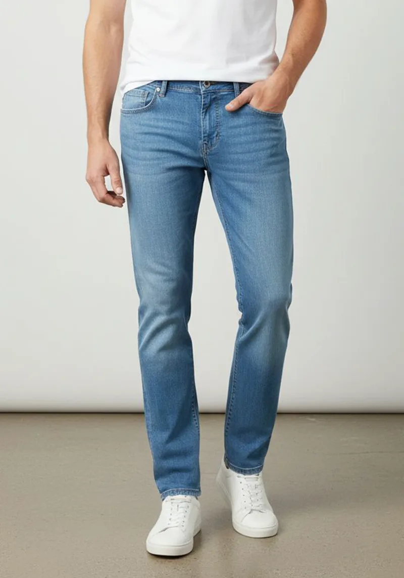 Fynch Hatton Jean Παντελόνι σε Modern γραμμή - 1122 2951 655 Blue