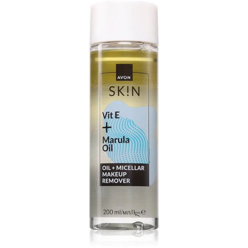 Avon Sk!n Vit E + Marula Oil διφασικό ντεμακιγιάζ 200 ml