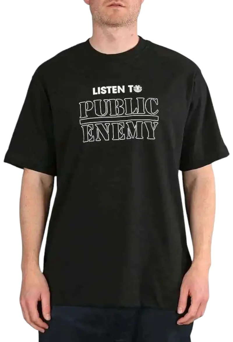 Μπλούζα Κοντομάνικη Element Public Enemy X Element Listen To C1SSO9ELP2-3732 Ανδρικό