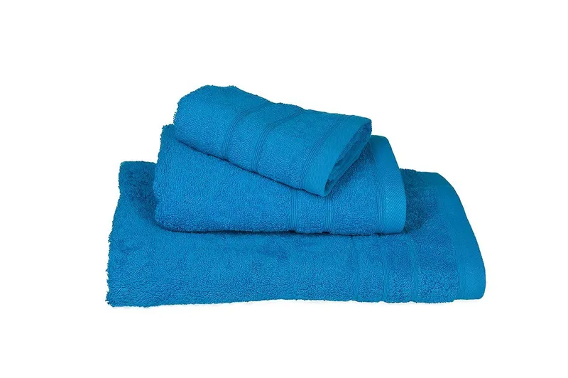 Πετσέτα Μπάνιου ΚΟΜΒΟΣ Πεννιέ 500 Turquoise 75x145