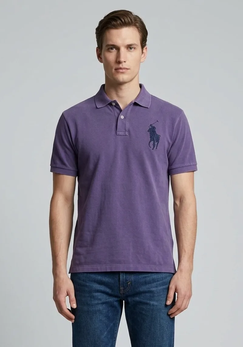 U.S. Polo Assn Μπλούζα Polo - 86586 43414 258 Purple
