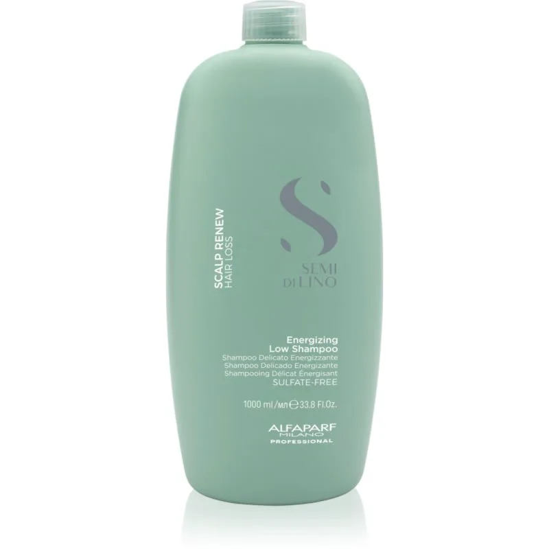 Alfaparf Milano Semi Di Lino Scalp Renew ενεργοποιητικό σαμπουάν για λεπτά, αραιωμένα και εύθραυστα μαλλιά 1000 ml