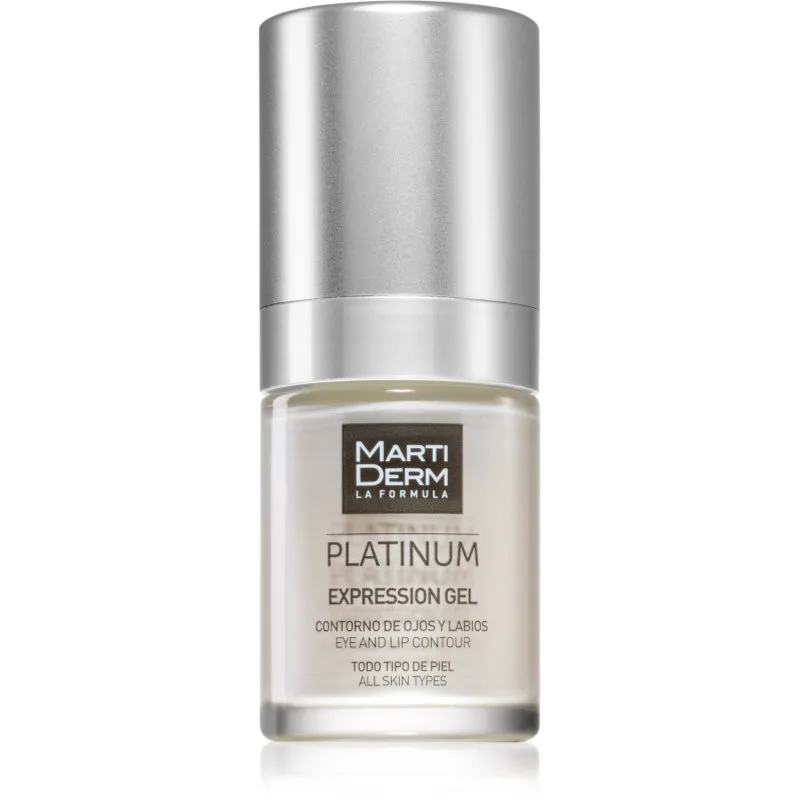 MartiDerm Platinum Expression πλήρωση ρυτίδων στη περιοχή των ματιών και χειλιών 15 ml