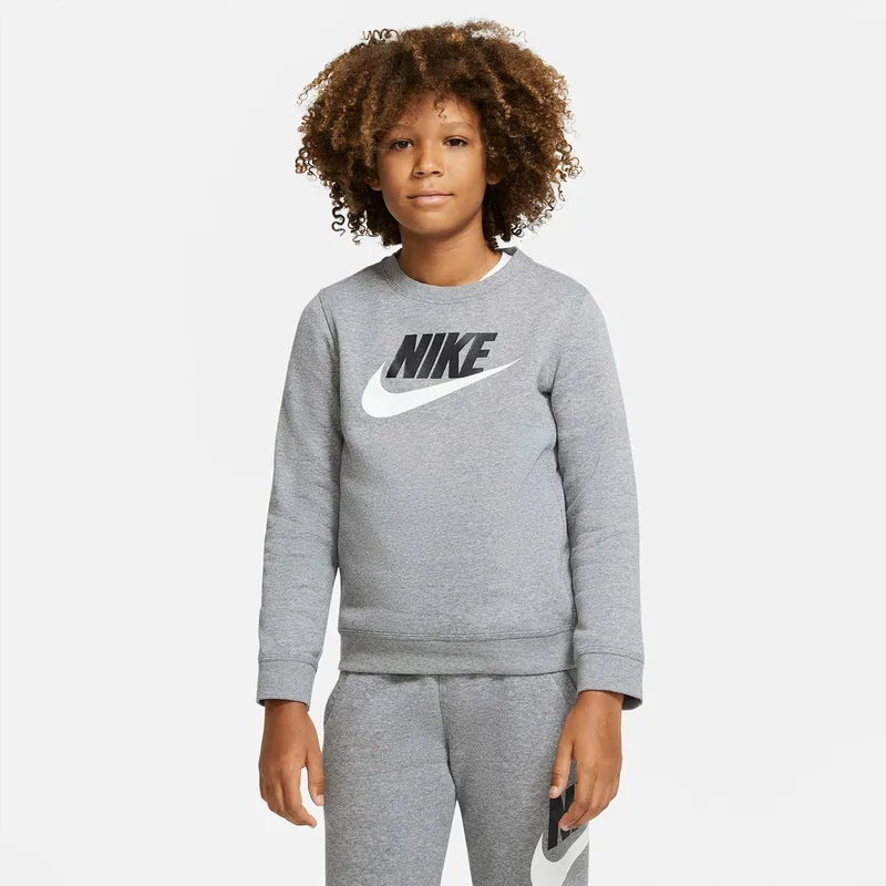 NIKE SPORTSWEAR CLUB FLEECE CREW SWEATSHIRT ΓΚΡΙ