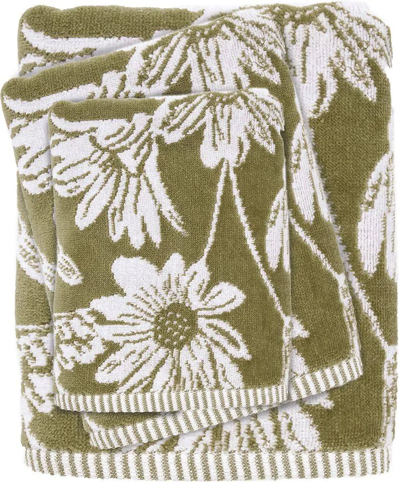 ΣΕΤ ΠΕΤΣΕΤΕΣ DAS HOME DAILY 0798 GREEN 3ΤΜΧ (30X50CM-50X90CM-70X140CM)