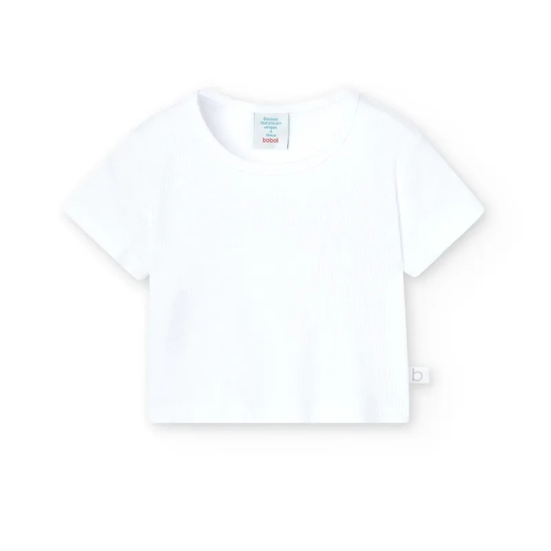 Μπλούζα μακό κορίτσι Boboli-498034-1100-White