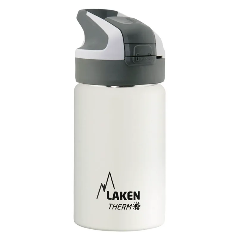 Παγούρι - Θερμός 350ml Με Καλαμάκι Laken Λευκό