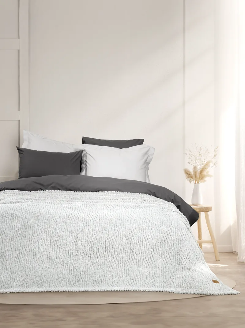 Κουβέρτα Υπέρδιπλη Nima Serenus Gray 220x240