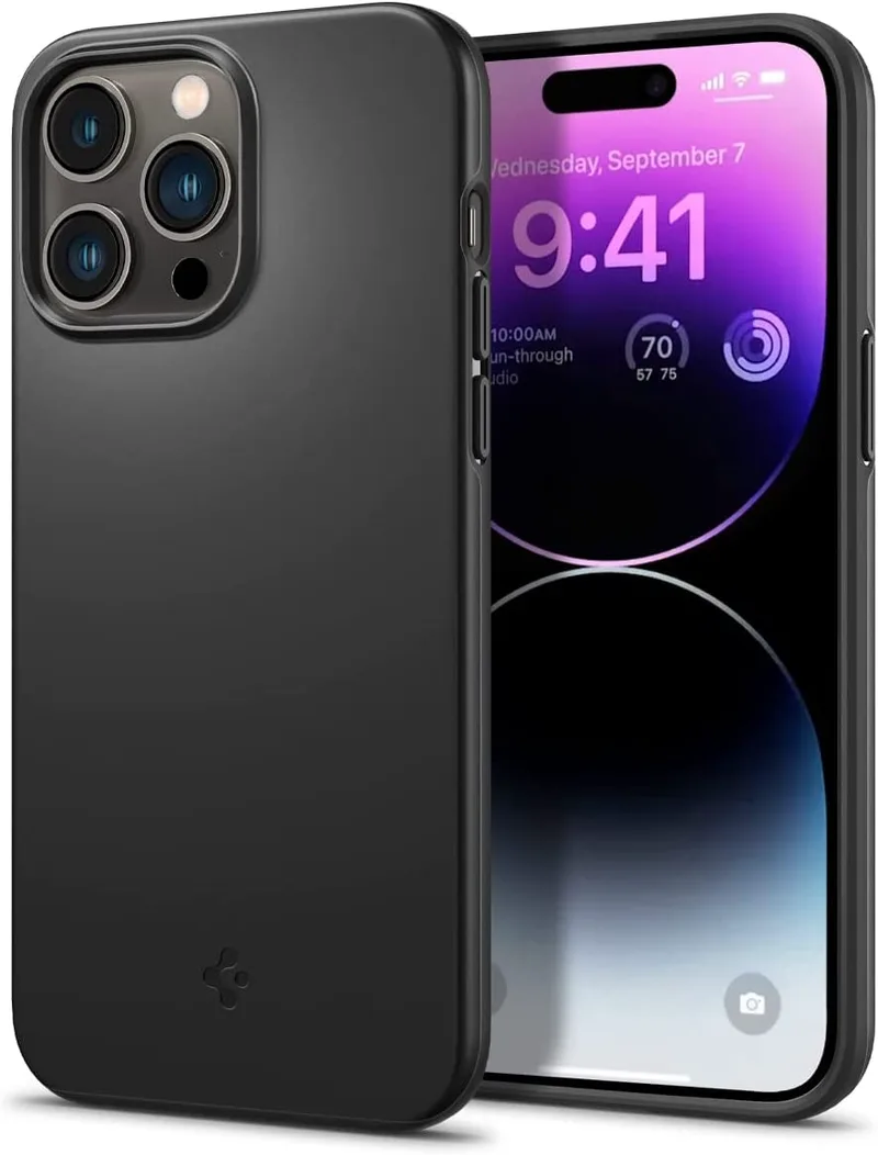 Spigen Θήκη Thin Fit - Apple iPhone 14 Pro Max - Black (ACS04766)