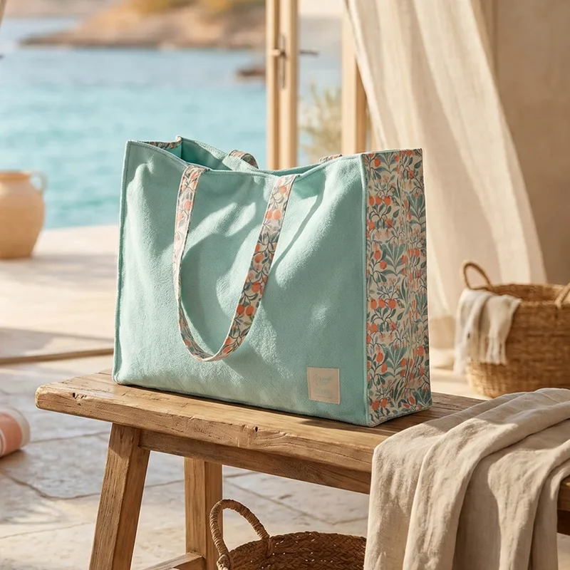 Τσάντα Θαλάσσης (45x32) Easy Home Mint