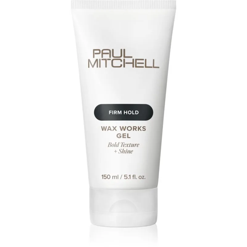 Paul Mitchell Firm Hold Wax Works Gel τζελ για τα μαλλιά για λaμπερή λάμψη 150 ml