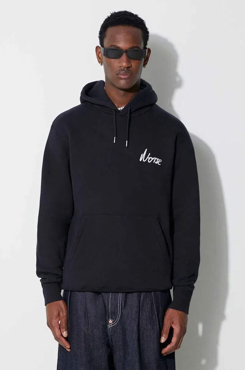 Βαμβακερή μπλούζα Norse Projects Arne Relaxed Organic Chain Stitch