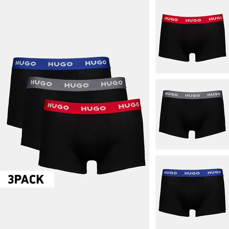 Hugo Low Rise 3-Pack Ανδρικά Μποξεράκια (9000242985_64100)