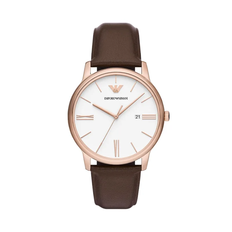 Ρολόι Emporio Armani Classics AR11572 Καφέ