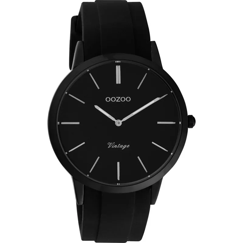 Ρολόι Unisex με Black Rubber της Oozoo C20173